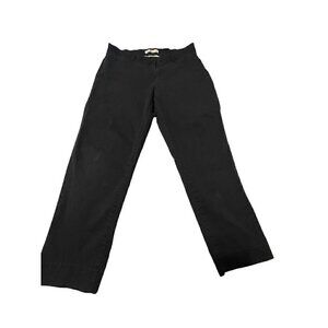 Brax Mary Glamour Navy Blue  Straight Leg Pants Women Size 32